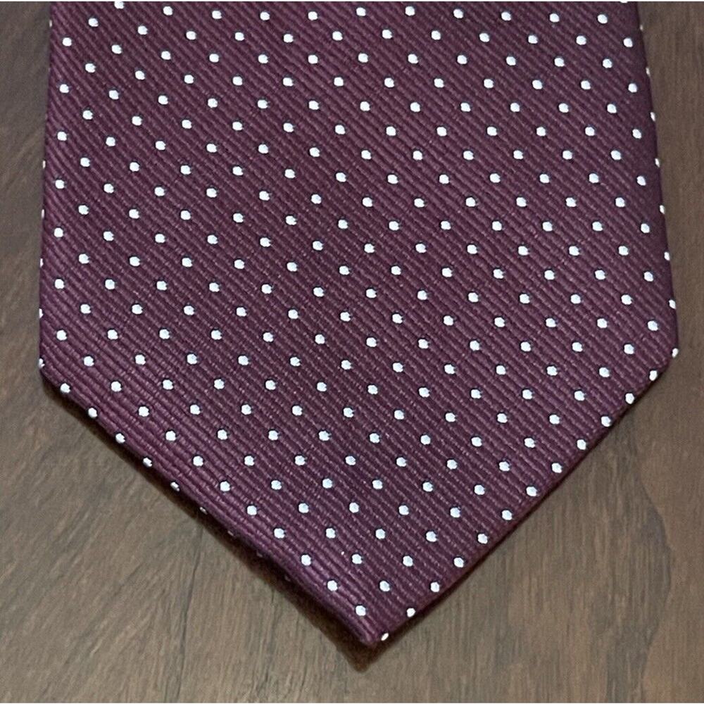 Creazioni Tucci Firenze Burgundy 100% Silk Men’s Neck Tie